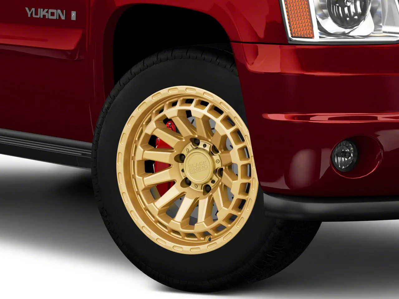 Black Rhino Raid Gold 6-Lug Wheel; 20x9.5; -18mm Offset (07-14 Yukon)