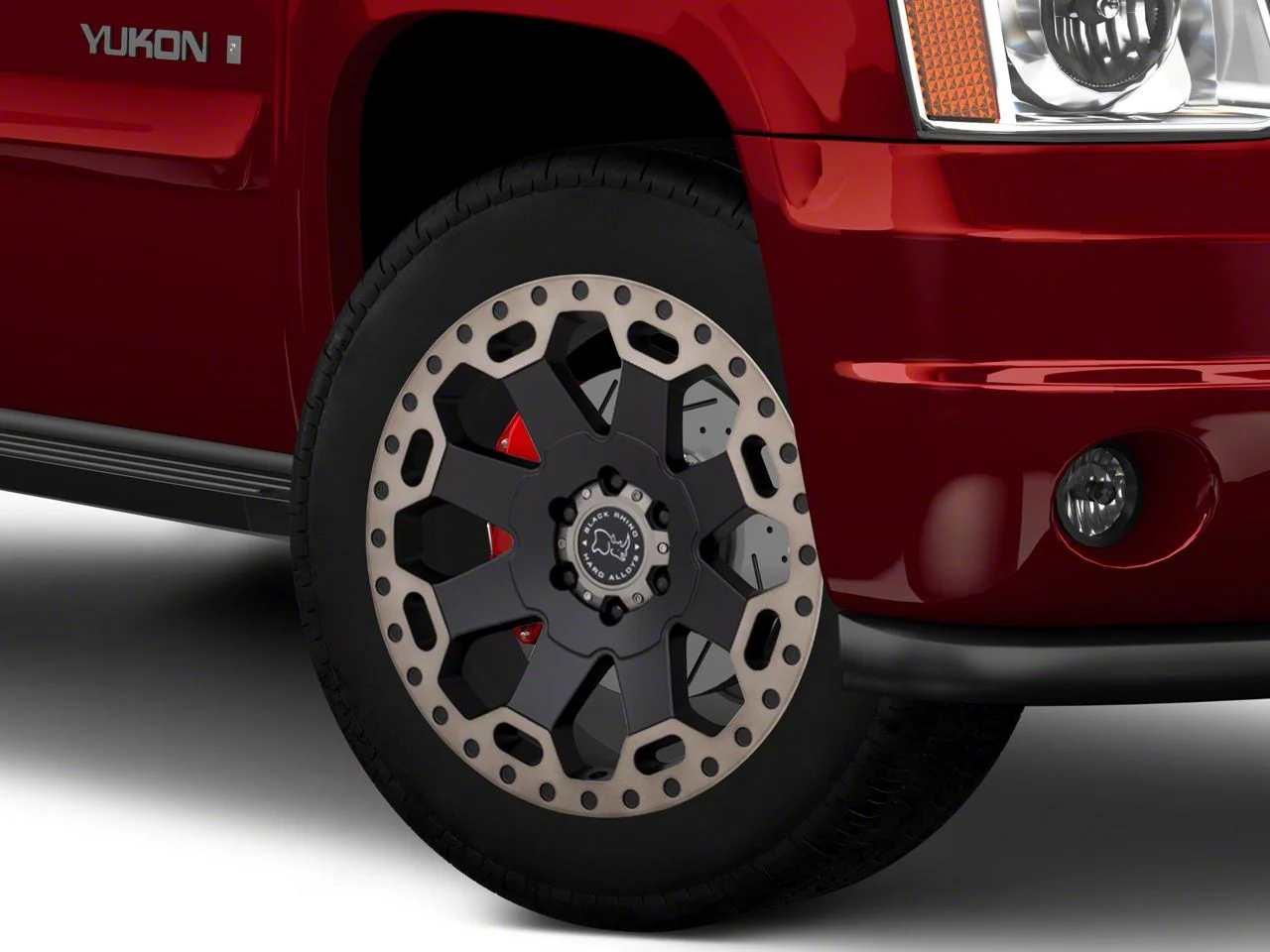 Black Rhino Warlord Matte Black with Machined Dark Tint Lip 6-Lug Wheel; 20x9; -12mm Offset (07-14 Yukon)