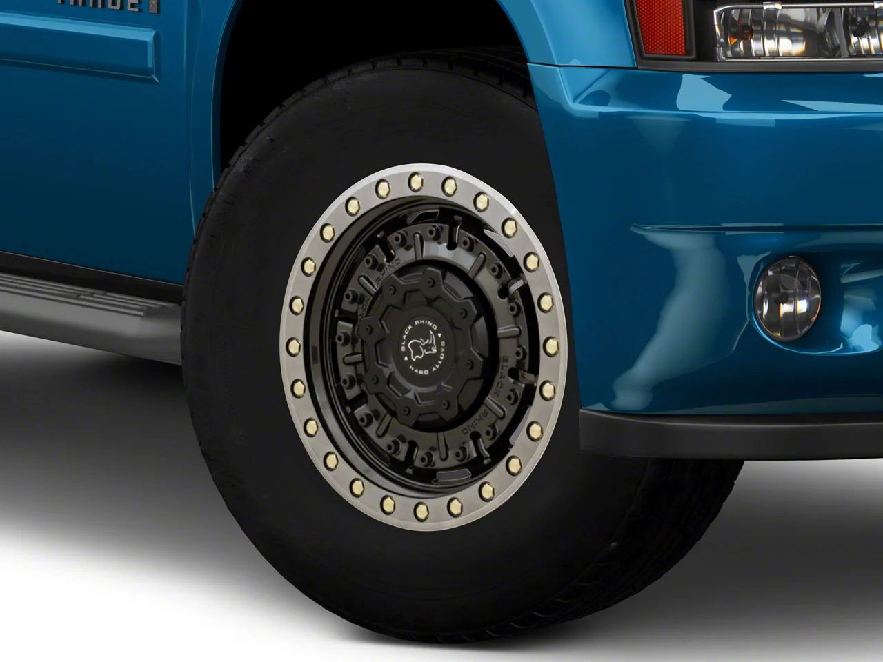 Black Rhino Abrams Gloss Gunblack with Machined Dark Tint 6-Lug Wheel; 18x9.5; -18mm Offset (14-18 Sierra 1500)