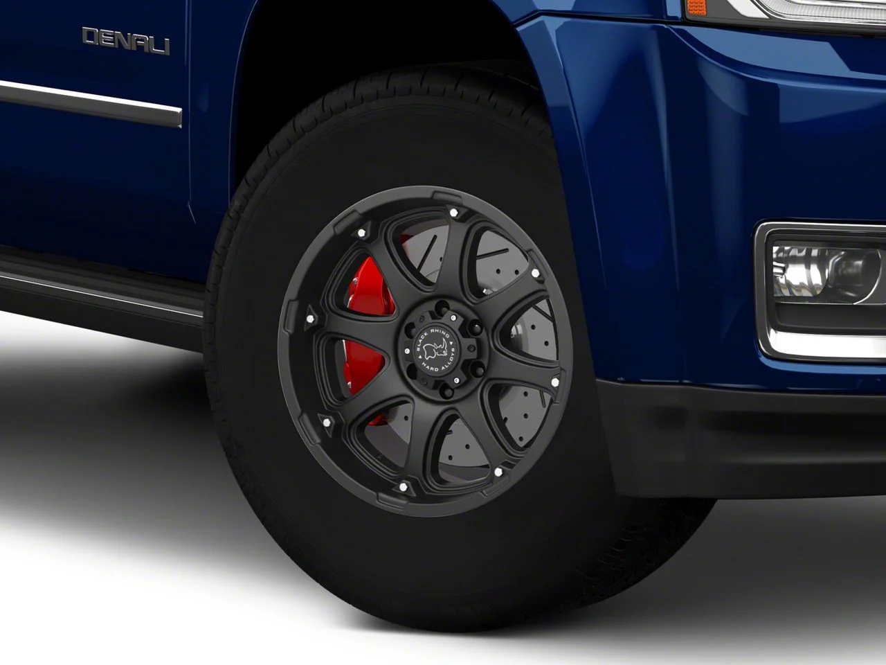 Black Rhino Glamis Matte Black 6-Lug Wheel; 17x9; 12mm Offset (15-20 Yukon)