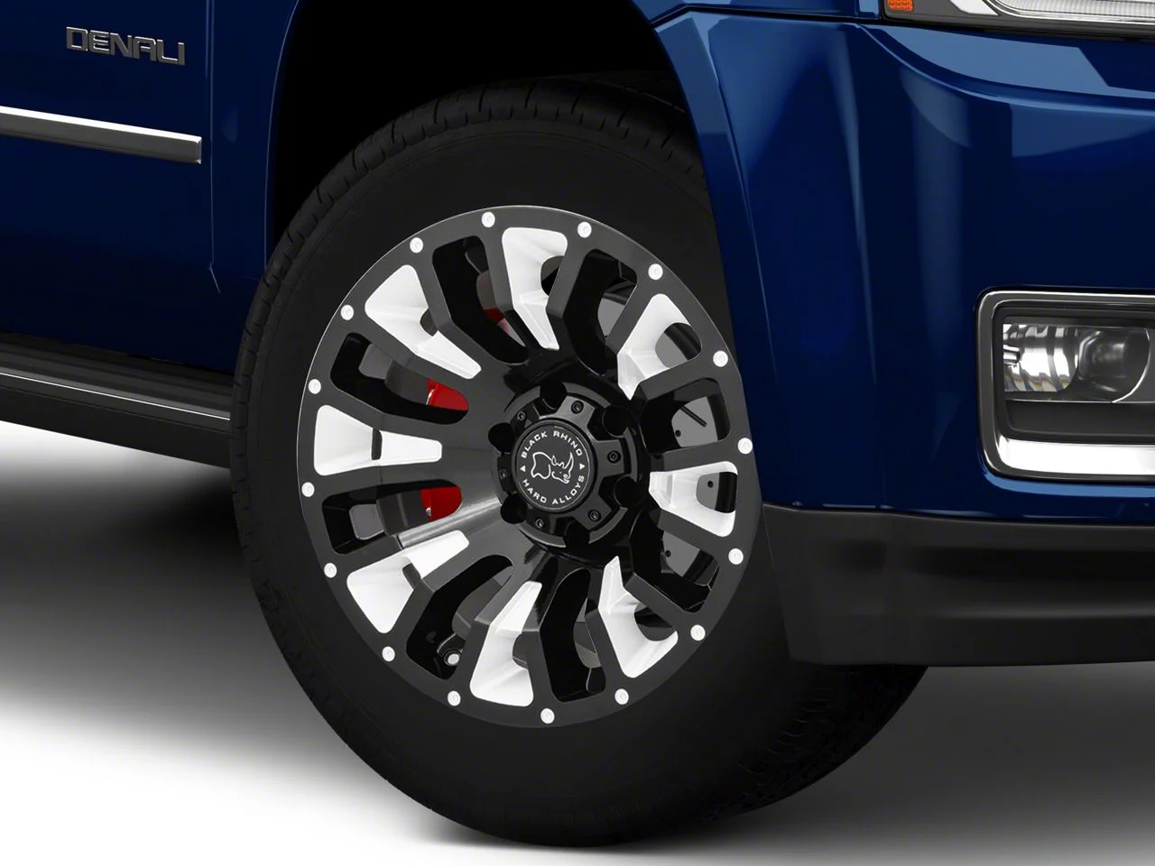 Black Rhino Pinatubo Gloss Black Milled 6-Lug Wheel; 20x9.5; -18mm Offset (15-20 Yukon)
