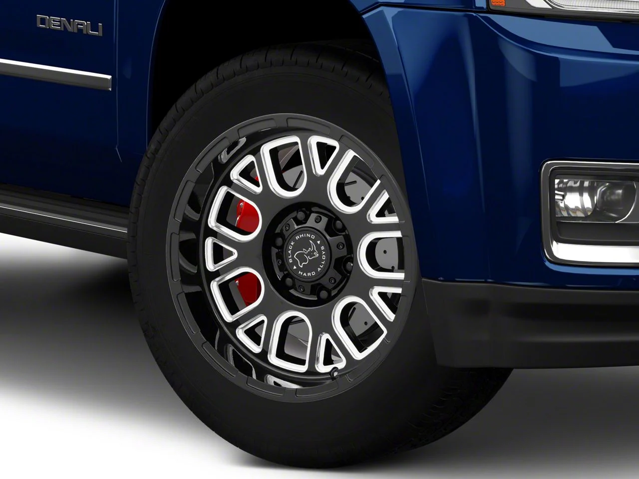 Black Rhino Pismo Gloss Black Milled 6-Lug Wheel; 20x9.5; 6mm Offset (15-20 Yukon)