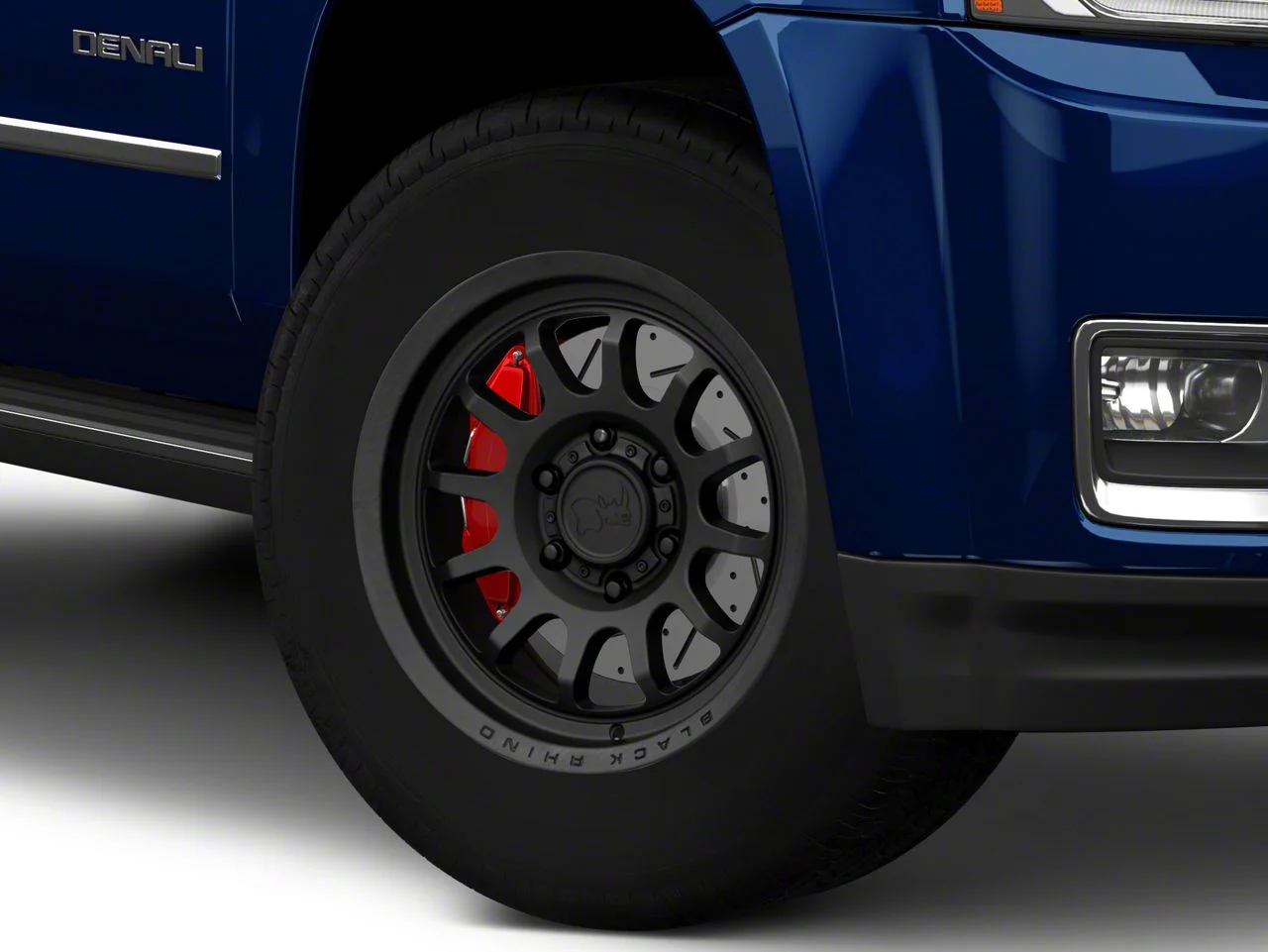 Black Rhino Rapid Matte Black 6-Lug Wheel; 18x9; 12mm Offset (15-20 Yukon)