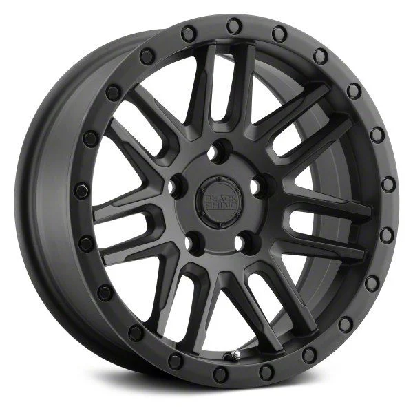 Black Rhino Arches Matte Black 6-Lug Wheel; 18x9.5; -18mm Offset (19-26 RAM 1500)