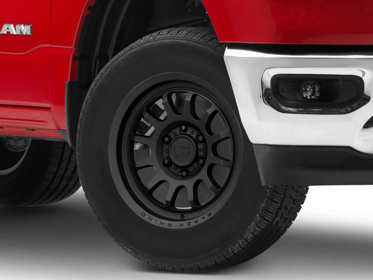 Black Rhino Rapid Matte Black 6-Lug Wheel; 18x8.5; 0mm Offset (19-26 RAM 1500)