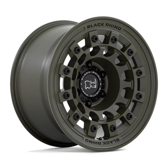 Black Rhino Fuji Olive Drab Green 6-Lug Wheel; 17x9; -12mm Offset (14-18 Sierra 1500)
