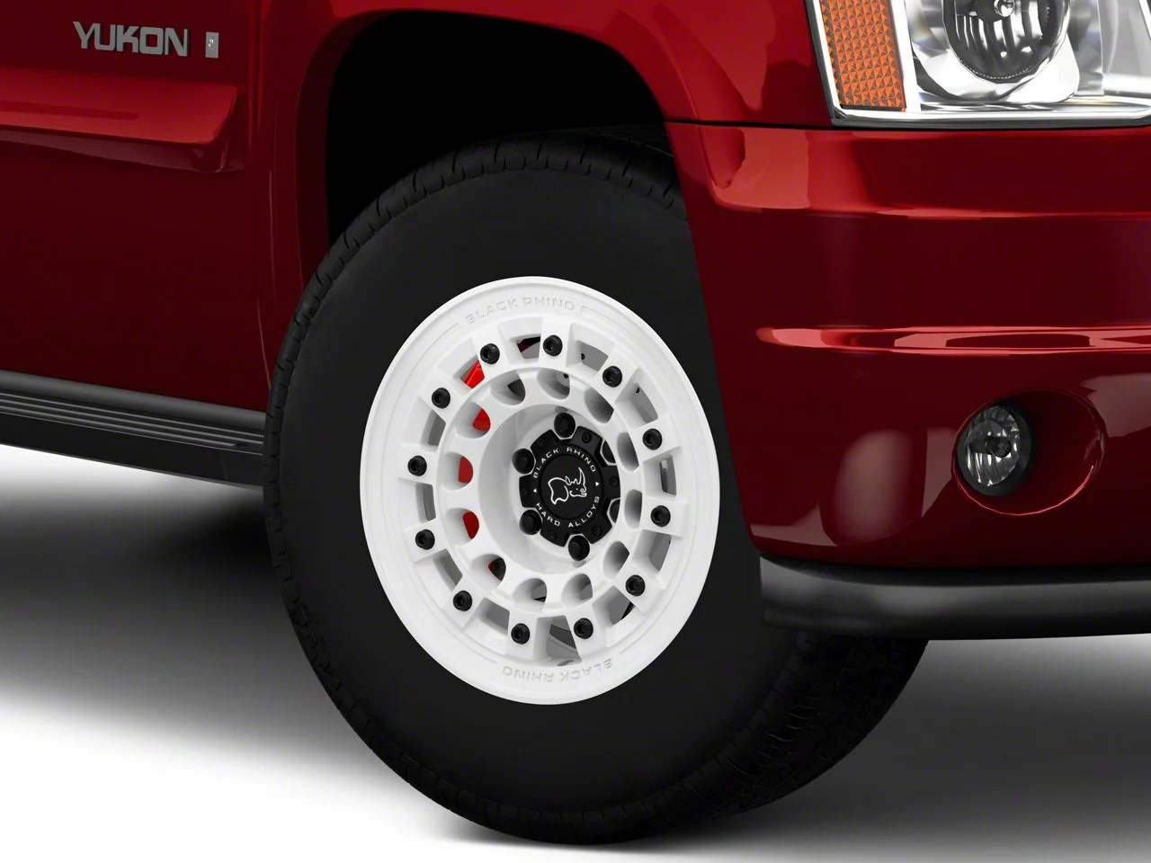 Black Rhino Fuji Gloss White 6-Lug Wheel; 17x9; -12mm Offset (07-14 Yukon)