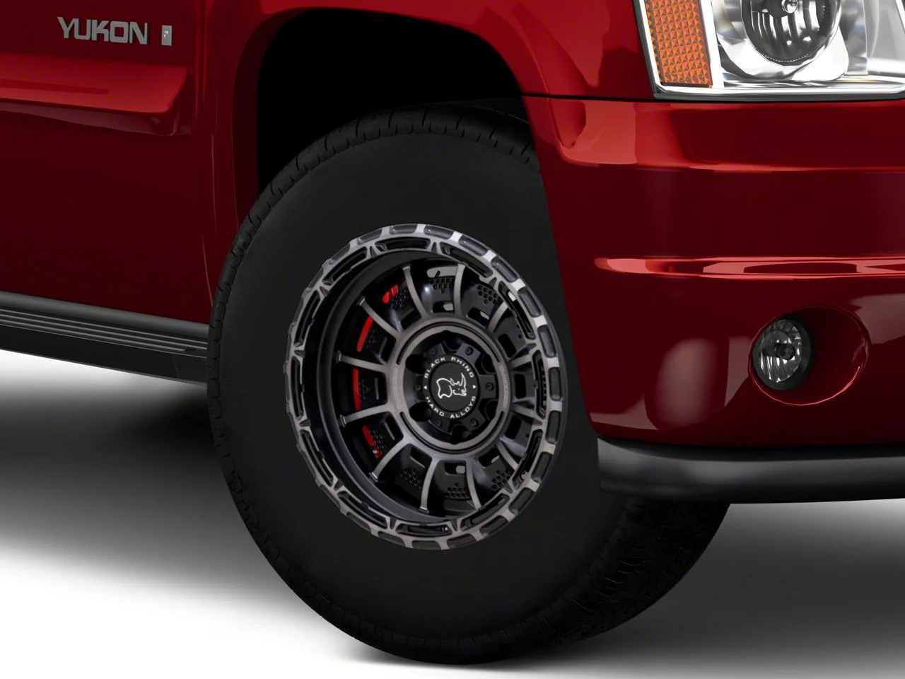 Black Rhino Legion Matte Black with Gray Tint 6-Lug Wheel; 17x9; 0mm Offset (07-14 Yukon)