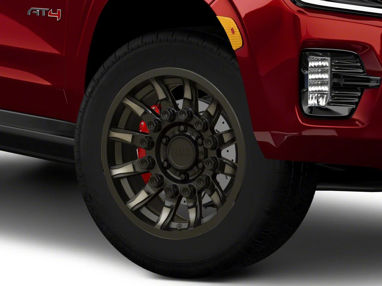 Black Rhino Mission Matte Black with Machined Tinted Spokes 6-Lug Wheel; 20x9; -18mm Offset (21-26 Yukon)