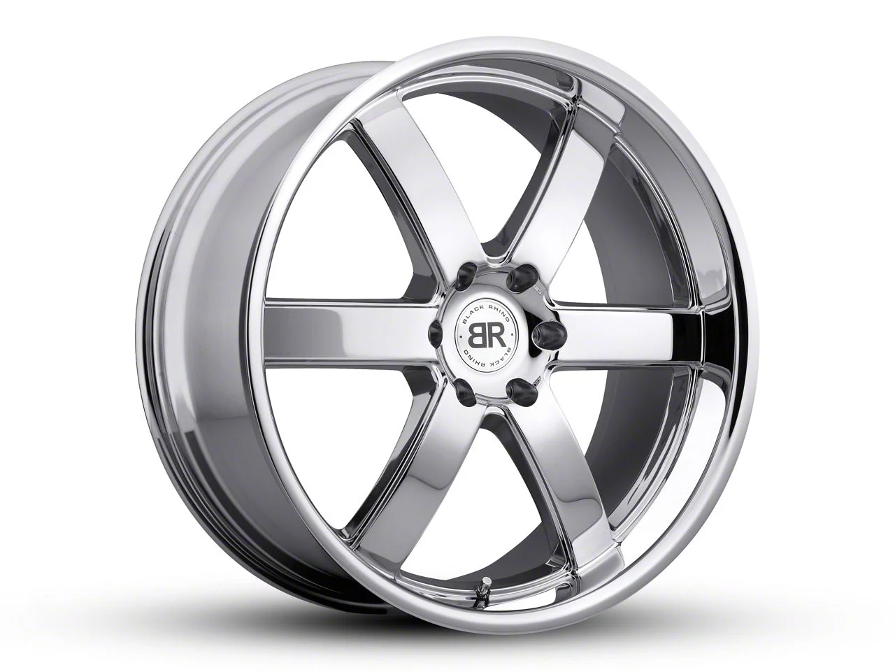 Black Rhino Pondora Chrome 6-Lug Wheel; 20x8.5; 18mm Offset (21-26 Yukon)