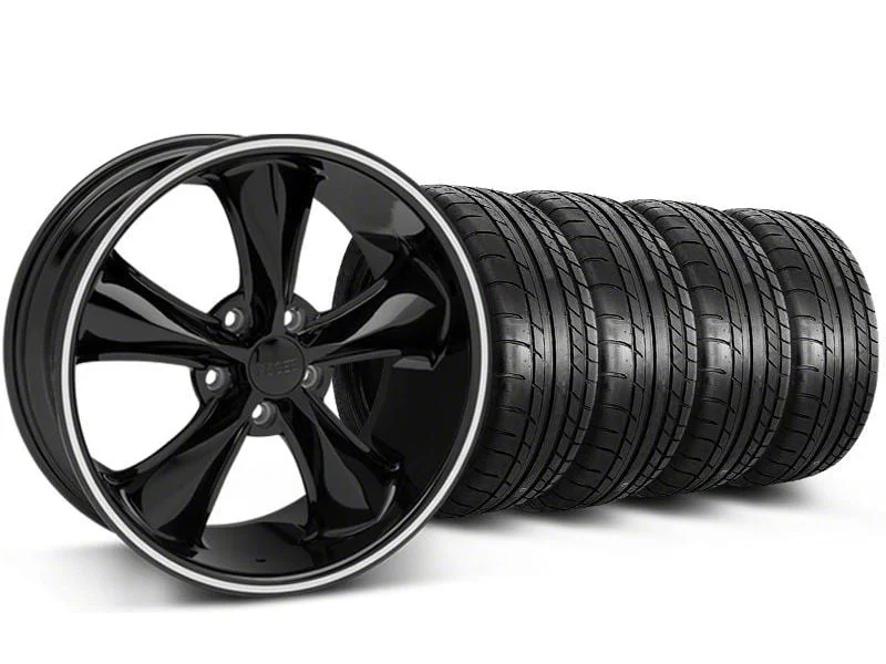 20x8.5 Foose Legend Wheel & Mickey Thompson Street Comp Tire Package (05-14 Mustang GT, V6)