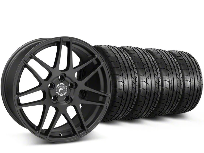 19x9.5 Forgestar F14 Wheel & Mickey Thompson Street Comp Tire Package (15-23 Mustang GT, EcoBoost, V6)