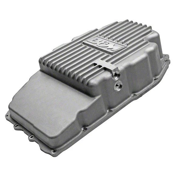 B&M 8L90E Accumulator Hi-Tek Deep Transmission Pan; Natural (19-26 Sierra 1500)