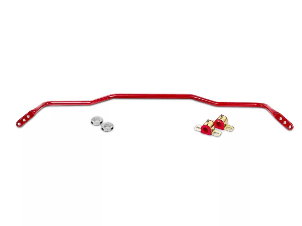 BMR Adjustable Rear Sway Bar; Red (15-26 Mustang)