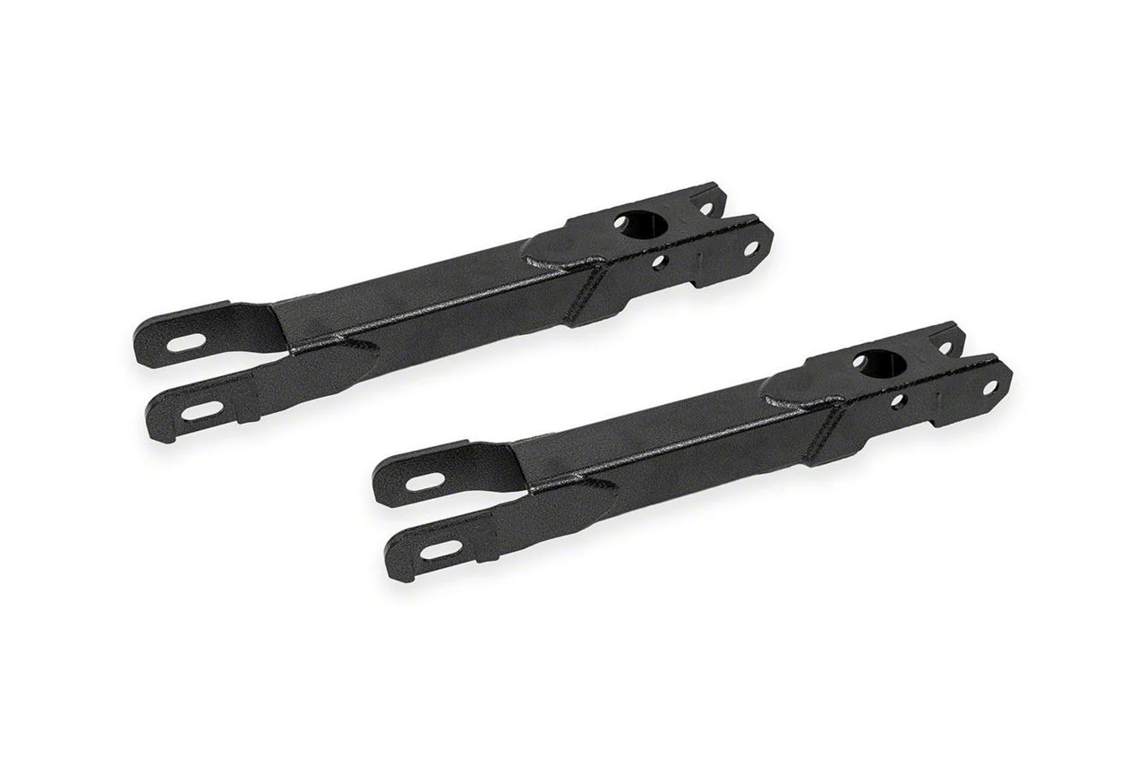 BMR Non-Adjustable Rear Lower Coil-Over Control Arms; Black Hammertone (16-24 Camaro)