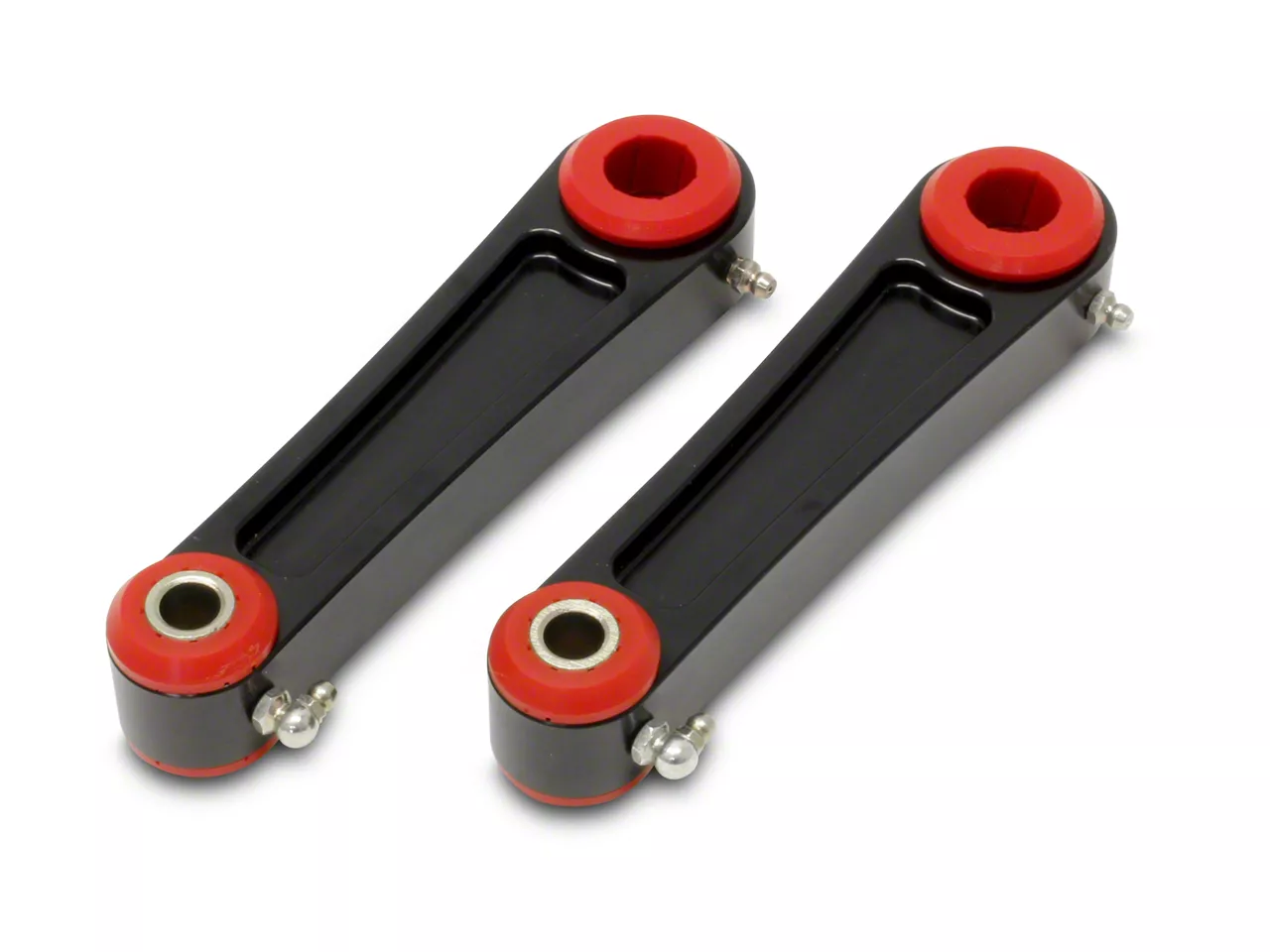 BMR Billet Aluminum Rear Sway Bar End Links; Black Anodized (05-10 Mustang; 07-14 Mustang GT500)
