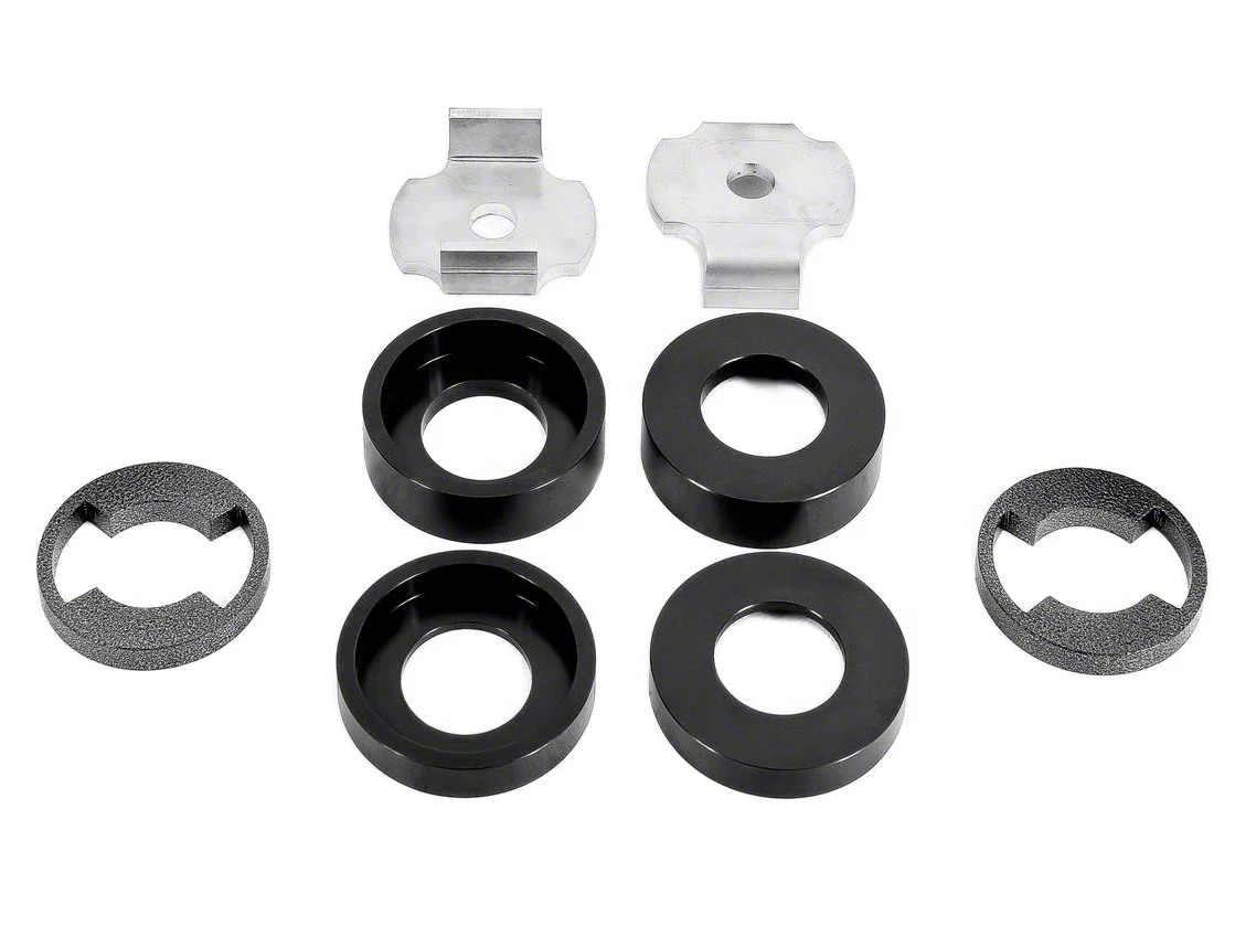 BMR Cradle Bushing Lockout Kit; Level 1; Black (15-26 Mustang)