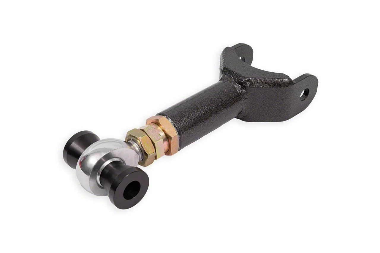 BMR Adjustable DOM Rear Upper Control Arm; Rod End; Black Hammertone (11-14 Mustang)