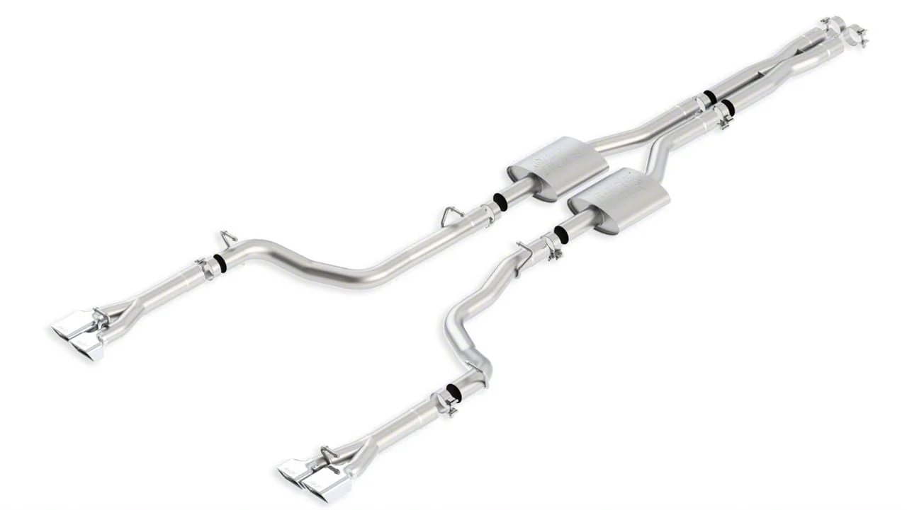 Borla ATAK Cat-Back Exhaust with Polished Tips (11-14 6.4L HEMI Challenger)