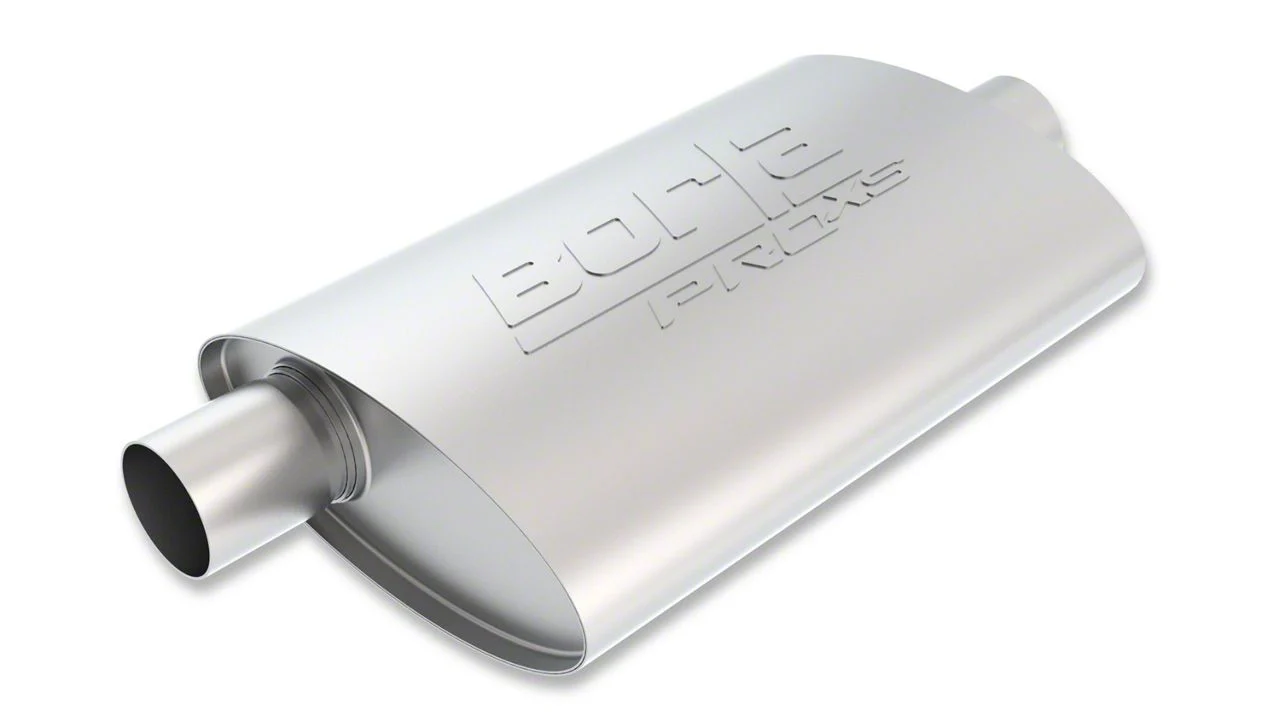Borla Pro XS Center/Offset Oval Muffler; 2-Inch Inlet/2-Inch Outlet (Universal; Some Adaptation May Be Required)