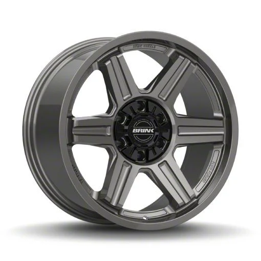 Brink Wheels Fang Vivid Titanium 6-Lug Wheel; 20x9; 18mm Offset (21-26 F-150)