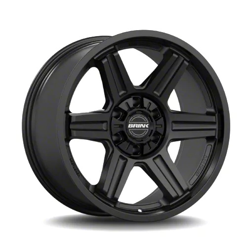 Brink Wheels Fang Nocturnal Black 6-Lug Wheel; 20x9; 0mm Offset (21-26 Yukon)