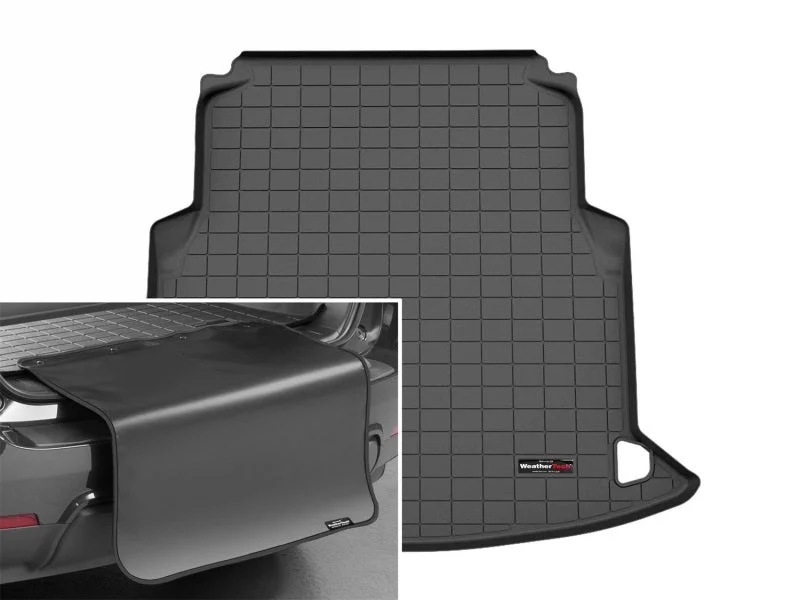 WeatherTech 24-25 Mercedes-Benz E-Class Sedan Cargo Liner w/Bumper Protector - Black