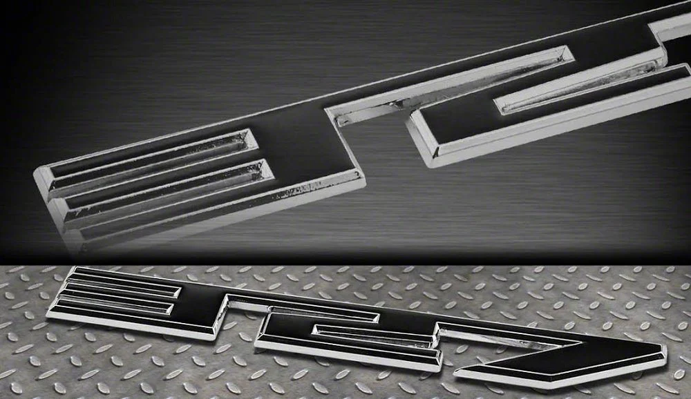 Aluminum Billet Emblem; 327; Chrome (Universal; Some Adaptation May Be Required)