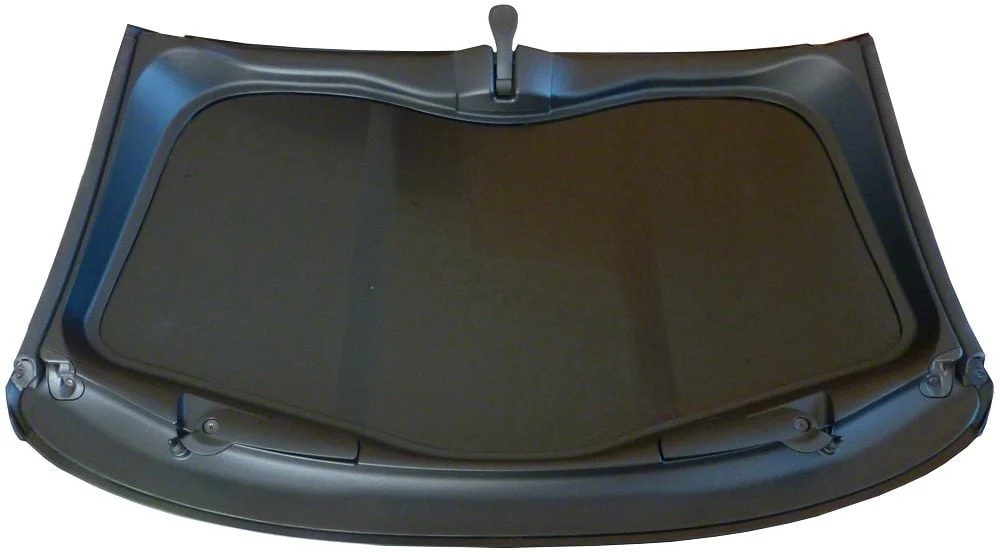 Top Panel Solar Vinyl Tint; Dark Smoked Black (14-19 Corvette C7 Coupe)