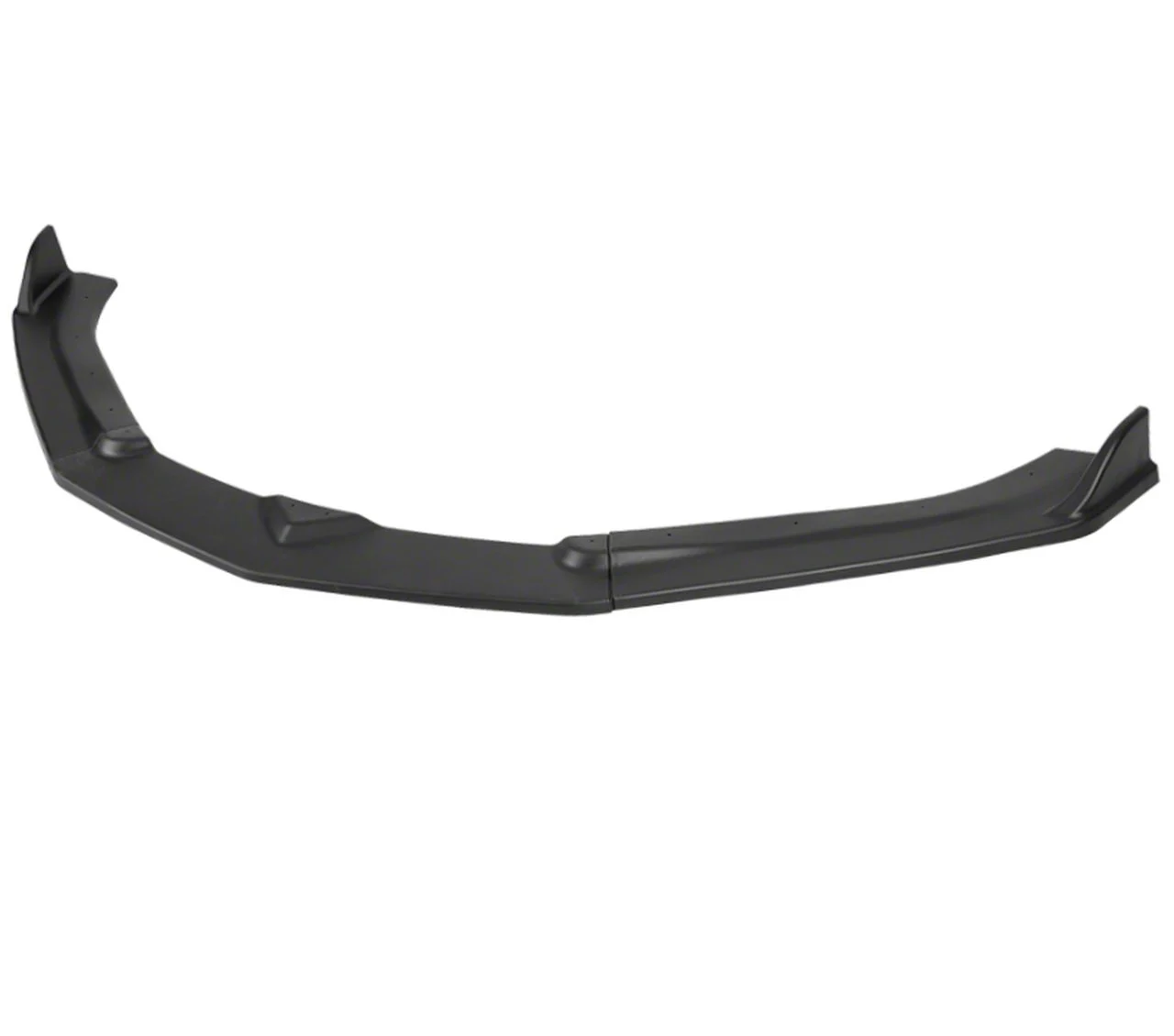 2.0T Style Front Chin Spoiler Lip; Matte Black (16-18 Camaro)