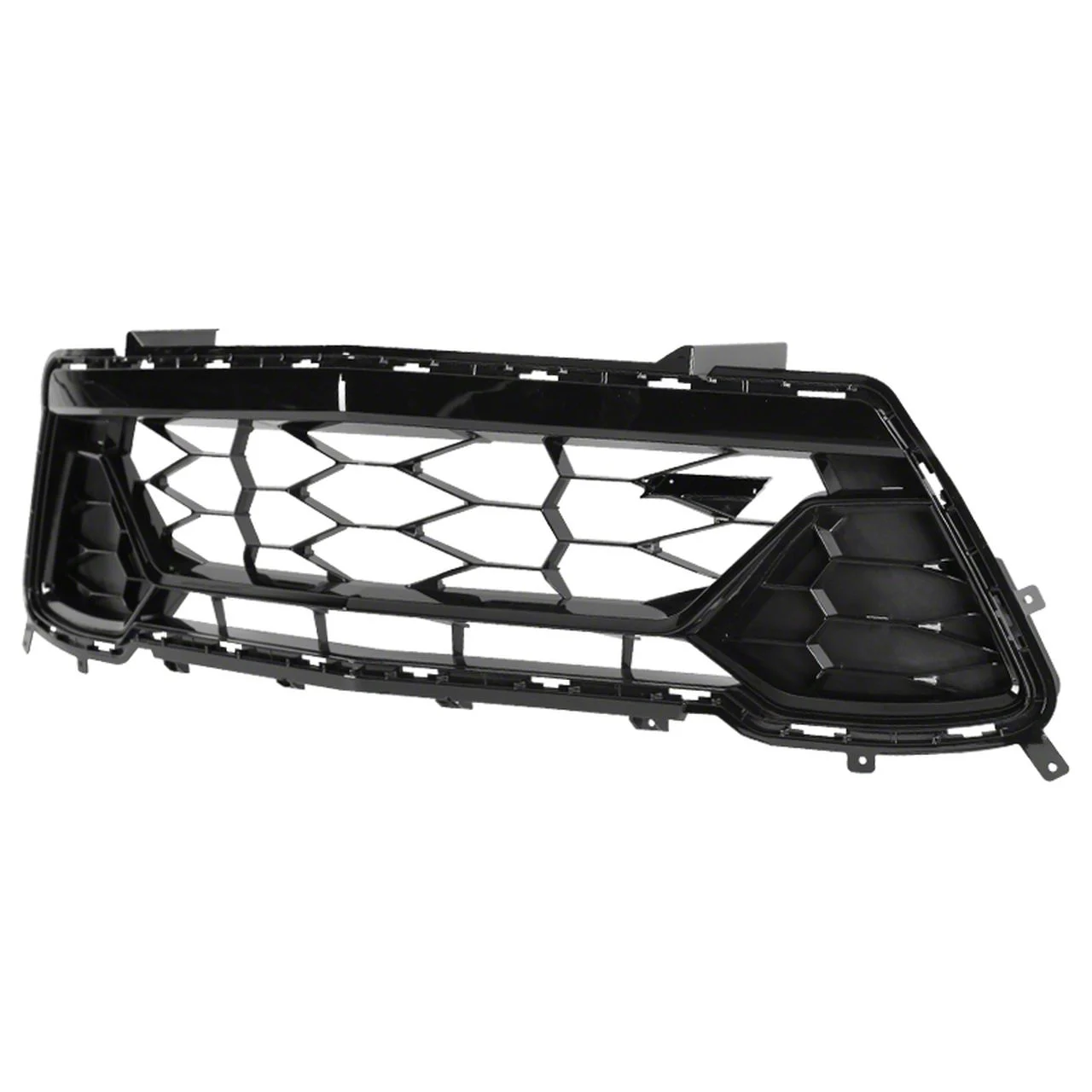 50th Anniversary Style Lower Grille; Gloss Black (16-18 Camaro SS)
