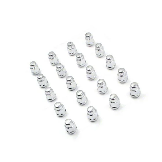 Chrome Lug Nut Kit; 14mm x 1.5; Set of 20 (10-24 Camaro)