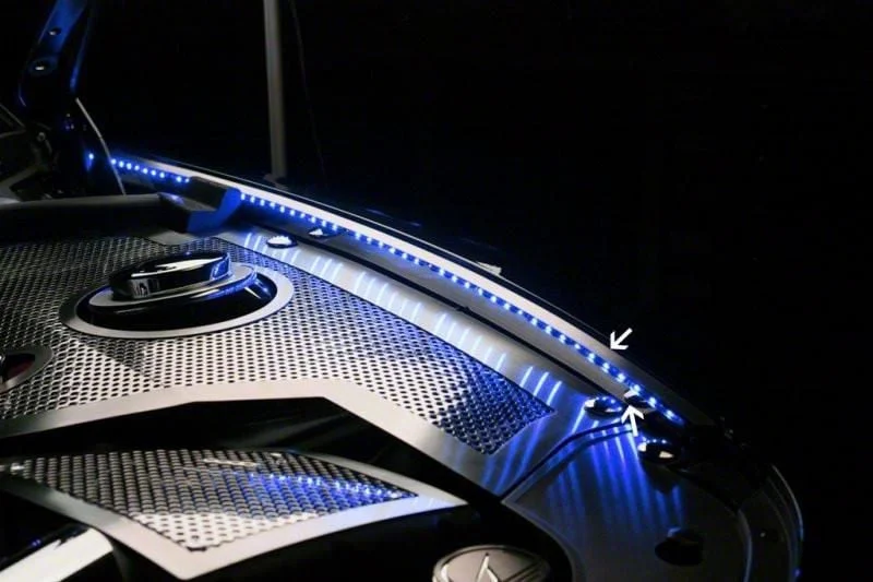 Inner Fender Kit with LEDs for Factory Hoods (10-15 Camaro)