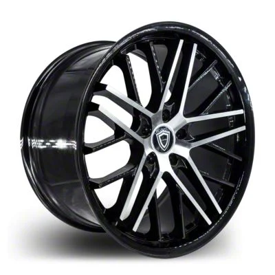 Capri Luxury C0104 Gloss Black Machined Wheel; 20x8.5; 35mm Offset (16-24 Camaro)
