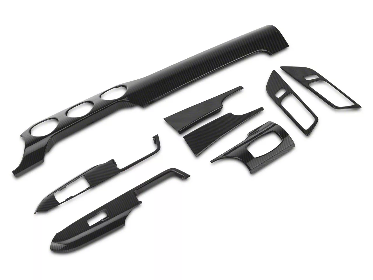 MMD Interior Trim; Carbon Fiber (15-23 Mustang GT, EcoBoost, V6)