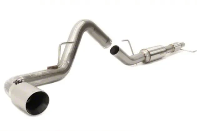 Carven Exhaust TR-Series Single Exhaust System with Polished Tip; Side Exit (15-20 2.7L EcoBoost F-150)