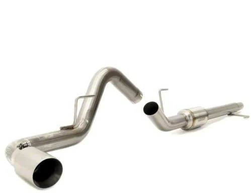 Carven Exhaust R-Series Single Exhaust System with Polished Tip; Side Exit (15-20 5.0L F-150)