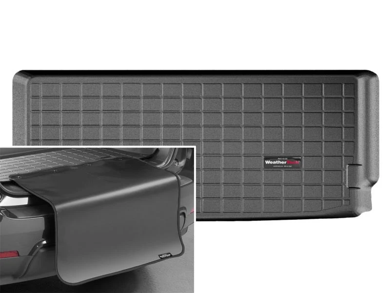 WeatherTech 2014+ Acura MDX Cargo Liner w/ Bumper Protector - Black