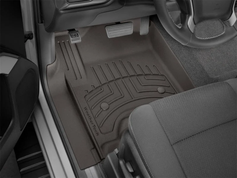 WeatherTech 2023+ GMC Canyon / Chevrolet Colorado Front FloorLiner HP - Cocoa