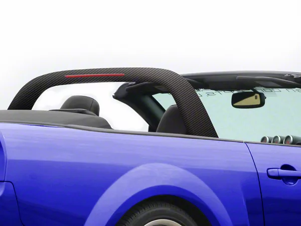 Classic Light Bar with Interior Dome Light; Carbon Fiber (05-14 Mustang Convertible)