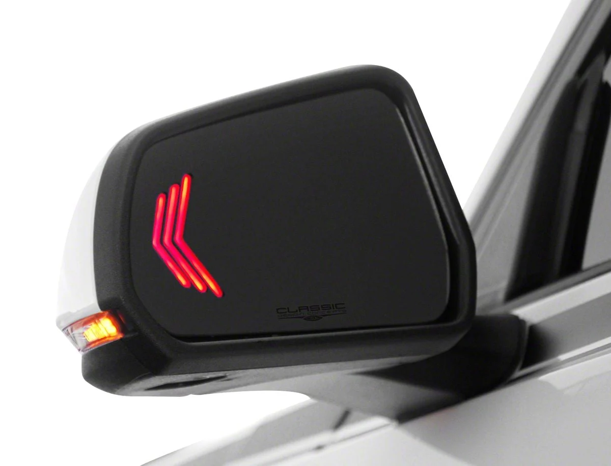 Sequential Turn Signal Mirrors; Objects Closer (15-23 Mustang)