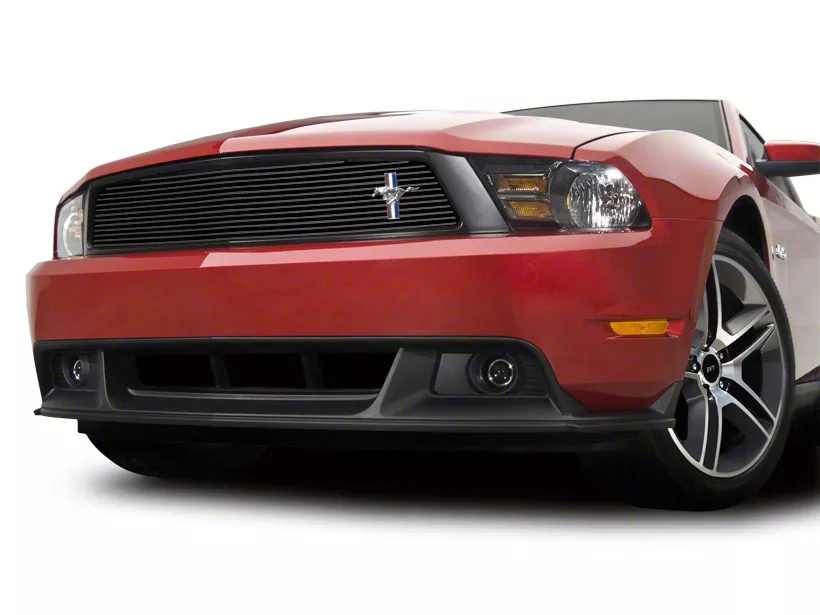 Cervini's GT/CS Front Valance and Black Upper Billet Grille Combo (10-12 Mustang GT)