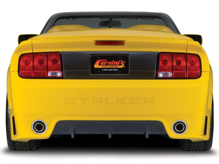 Cervini's Stalker Rear Bumper; Unpainted (05-09 Mustang)