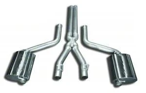 CGS Motorsports Stainless Cat-Back Exhaust with Black Tips (08-10 6.1L HEMI Challenger)