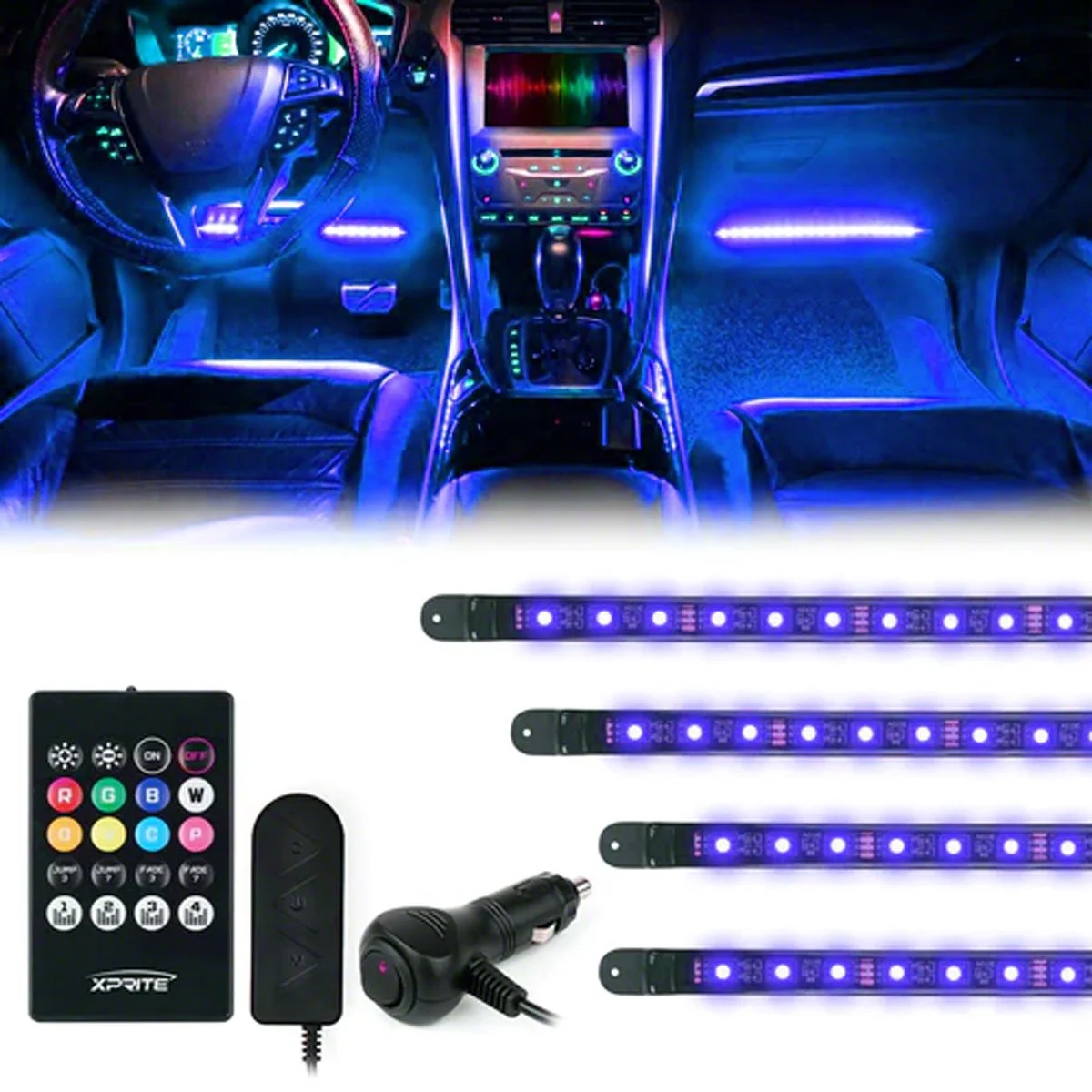 Celestial Series Interior RGB LED Light Set with Remote (Universal; Some Adaptation May Be Required)