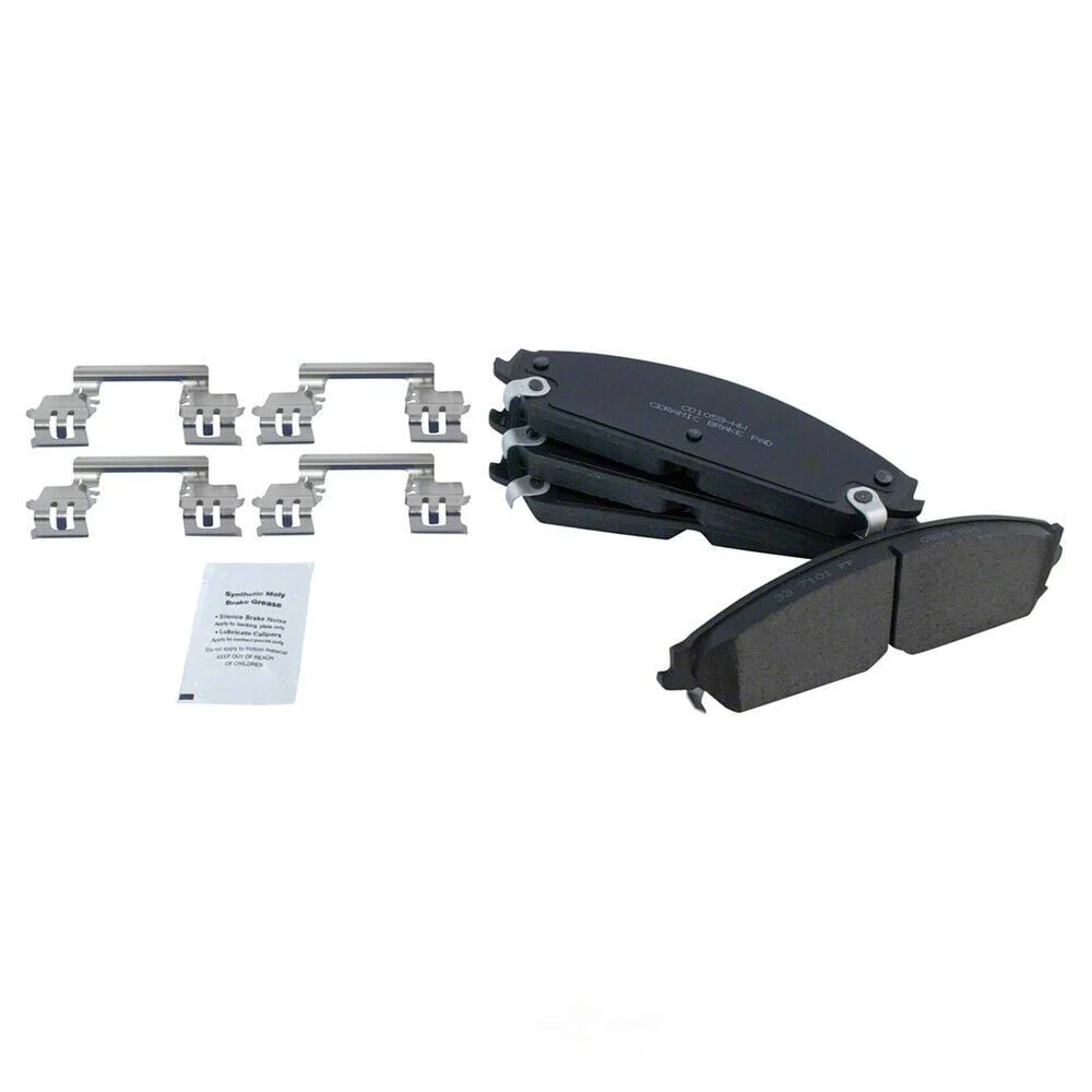 Ceramic Brake Pads; Front Pair (09-23 Challenger w/ Dual Piston Front Calipers)