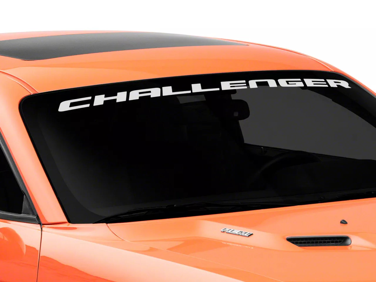 Mopar Licensed by SEC10 Challenger Windshield Banner; Frosted (08-13 Challenger)