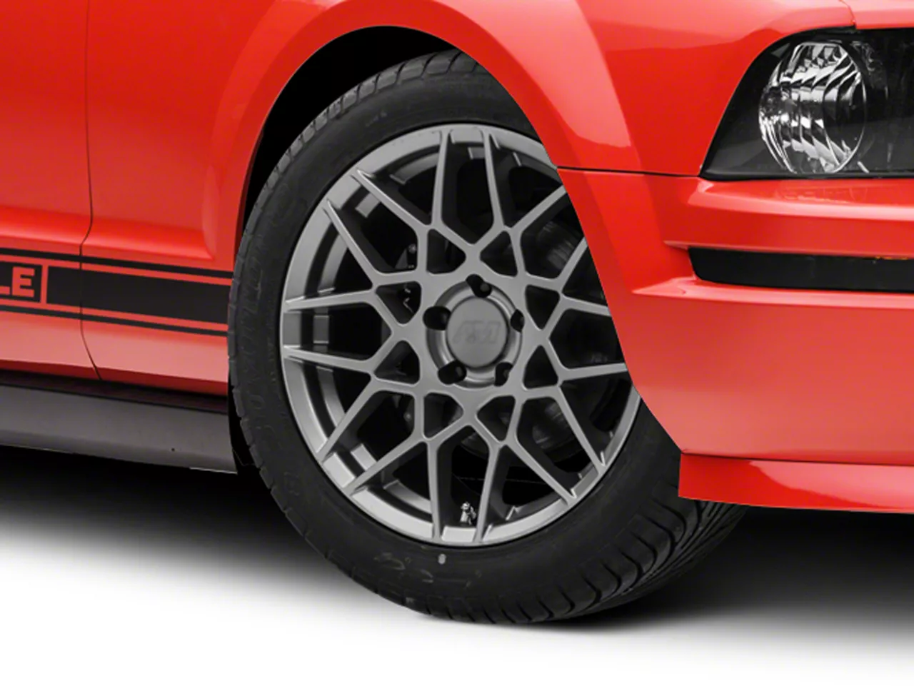 2013 GT500 Style Charcoal Wheel; 18x9; 30mm Offset (05-09 Mustang GT, V6)