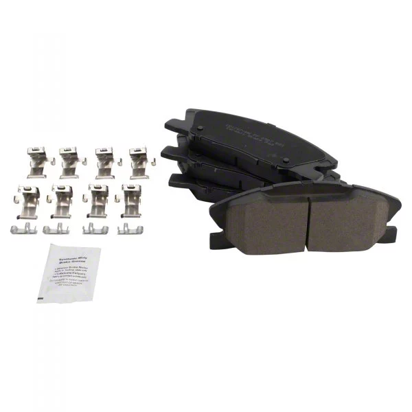Ceramic Brake Pads; Front Pair (2014 Charger Pursuit w/ 370mm Front Rotors; 15-23 Charger Pursuit)