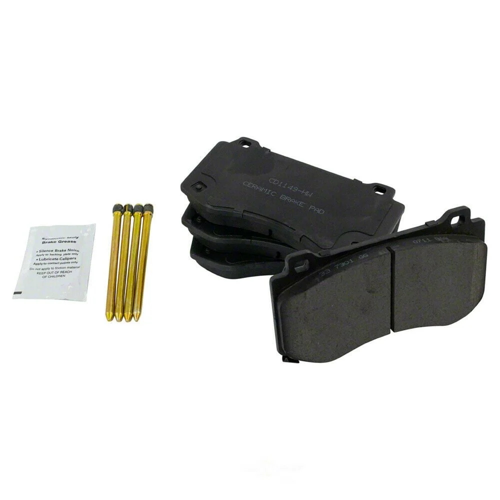 Ceramic Brake Pads; Front and Rear (06-14 Charger SRT8; 15-20 Charger w/ 4-Piston Front Calipers)